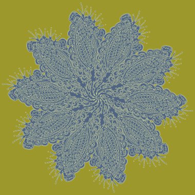 Stil zentangle yeni simetrik mandala doodle ile sanat esin kaynağı oldu. Duvar kağıdı, desen dolgularını, web sayfaları, yüzey dokuları için dekoratif nesne-ebilmek var olmak kullanılmış.