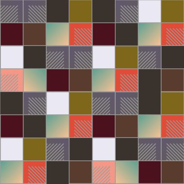 soyut geometrik renkli seamless modeli. vektör çizim