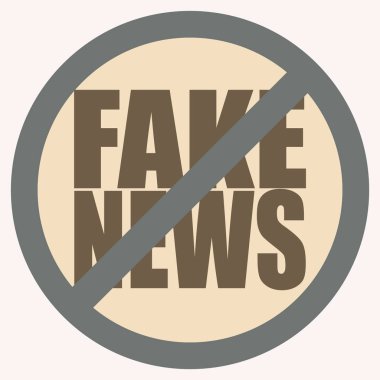 Logo sahte haberlerle kavramsal seamless modeli. İnsanlığın küresel sorunlar. Vektör çizim