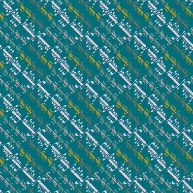 Arapça mutlu tatil çok renkli seamless modeli