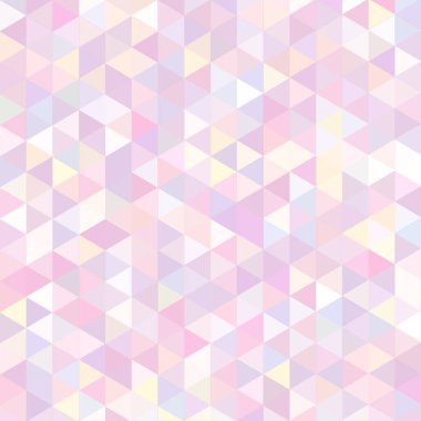 Sorunsuz üçgenler desen. Arka plan ile renkli geometrik şekiller. Vektör