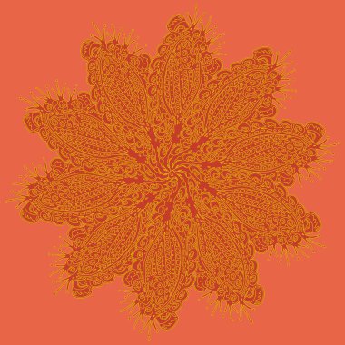 Stil zentangle yeni simetrik mandala doodle ile sanat esin kaynağı oldu. Duvar kağıdı, desen dolgularını, web sayfaları, yüzey dokuları için dekoratif nesne-ebilmek var olmak kullanılmış.