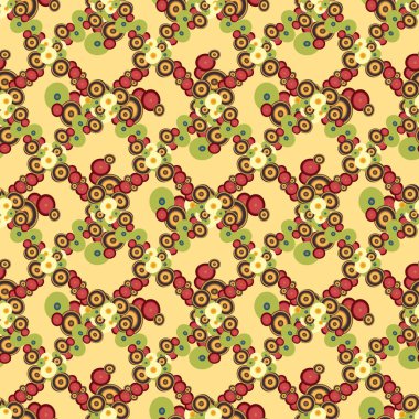 soyut geometrik renkli Dikişsiz desen arka plan için vektör çizim