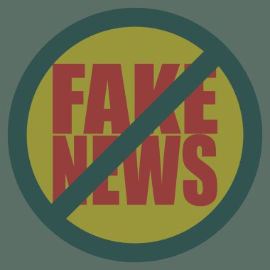 Logo sahte haberlerle kavramsal seamless modeli. İnsanlığın küresel sorunlar. Vektör çizim