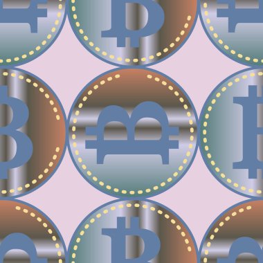 bitcoins parlak parlak pahalı sikkeleri ile Seamless modeli 