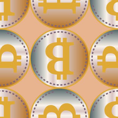 bitcoins parlak parlak pahalı sikkeleri ile Seamless modeli 