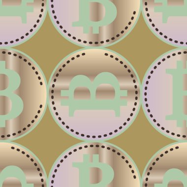 bitcoins parlak parlak pahalı sikkeleri ile Seamless modeli 