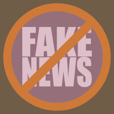 Logo sahte haberlerle kavramsal seamless modeli. İnsanlığın küresel sorunlar. Vektör çizim