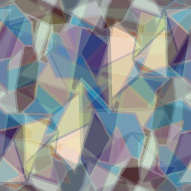 soyut geometrik renkli Dikişsiz desen vektör çizim