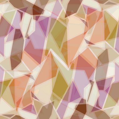 soyut geometrik renkli Dikişsiz desen vektör çizim