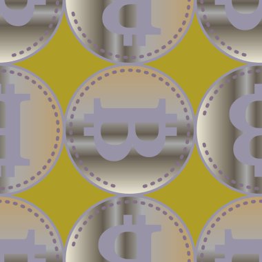 bitcoins parlak parlak pahalı sikkeleri ile Seamless modeli 