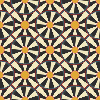 soyut geometrik renk desenli vektör çizimi