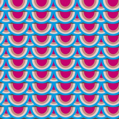 Soyut dekoratif çakıl desen, vektör çizim oluşturma