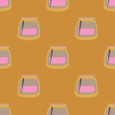 Zentangle arka plan çok renkli kaos seamless modeli örgü