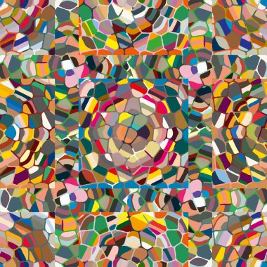 soyut renkli mozaik seamless modeli