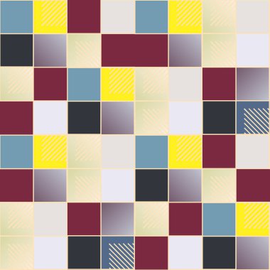 soyut geometrik renkli seamless modeli. vektör çizim