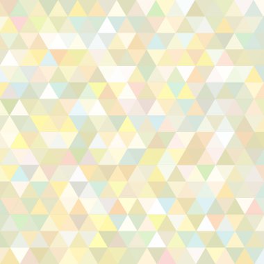 Sorunsuz üçgenler desen. Arka plan ile renkli geometrik şekiller. Vektör