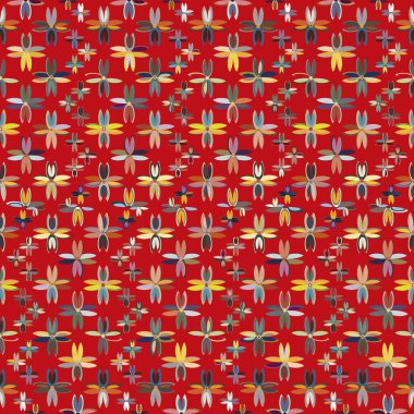 Soyut renkli geometrik seamless modeli