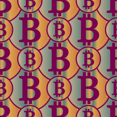 bitcoins parlak parlak pahalı sikkeleri ile Seamless modeli 
