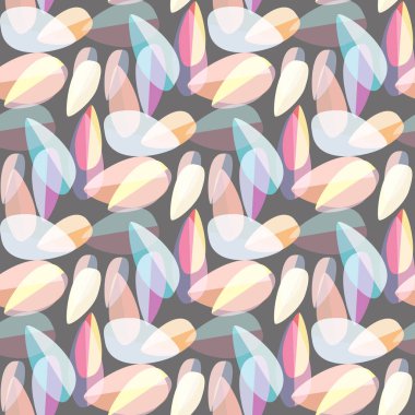 Parlak arka plan, Dikişsiz desen çok renkli yapraklarda