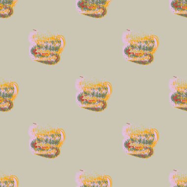 Suluboya soyut lekesi seamless modeli