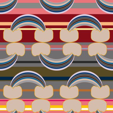 Gökkuşağı seamless modeli. Gökkuşağı Dizayn Tekstil, iç tasarım, keten, vb için. Şirin soyut çocuklar arka plan.