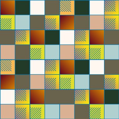 soyut geometrik renkli seamless modeli. vektör çizim