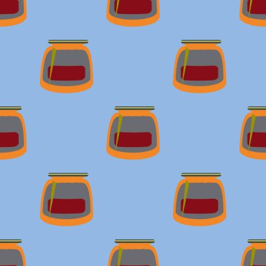 Zentangle arka plan çok renkli kaos seamless modeli örgü