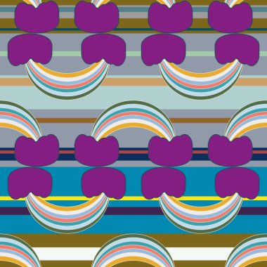 Gökkuşağı seamless modeli. Gökkuşağı Dizayn Tekstil, iç tasarım, keten, vb için. Şirin soyut çocuklar arka plan.