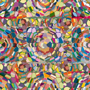 soyut renkli mozaik seamless modeli