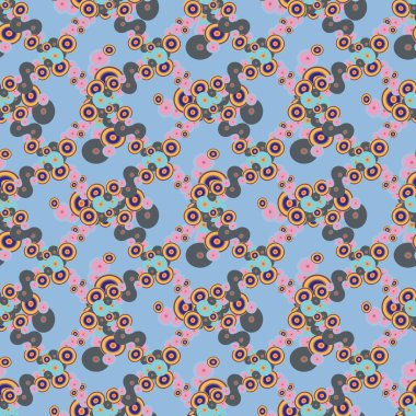 soyut geometrik renkli Dikişsiz desen arka plan için vektör çizim