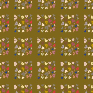 Arka plan için kamp çadırları ile soyut renkli seamless modeli. 