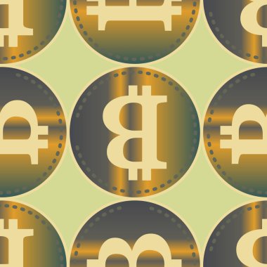 bitcoins parlak parlak pahalı sikkeleri ile Seamless modeli 