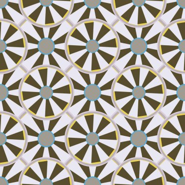 soyut geometrik renk desenli vektör çizimi