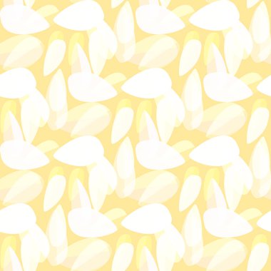 Parlak arka plan, Dikişsiz desen çok renkli yapraklarda