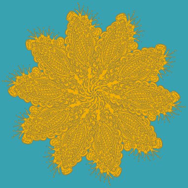 Stil zentangle yeni simetrik mandala doodle ile sanat esin kaynağı oldu. Duvar kağıdı, desen dolgularını, web sayfaları, yüzey dokuları için dekoratif nesne-ebilmek var olmak kullanılmış.