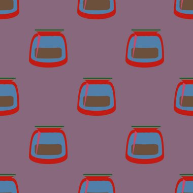 Zentangle arka plan çok renkli kaos seamless modeli örgü