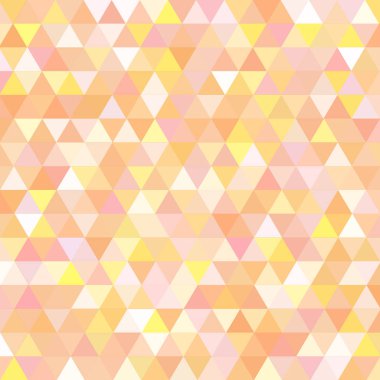 Sorunsuz üçgenler desen. Arka plan ile renkli geometrik şekiller. Vektör