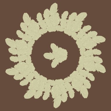 Stil zentangle yeni simetrik mandala doodle ile sanat esin kaynağı oldu. Duvar kağıdı, desen dolgularını, web sayfaları, yüzey dokuları için dekoratif nesne-ebilmek var olmak kullanılmış.