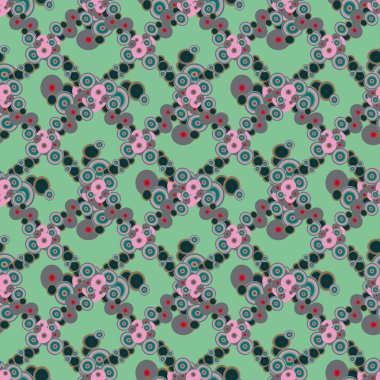 soyut geometrik renkli Dikişsiz desen arka plan için vektör çizim