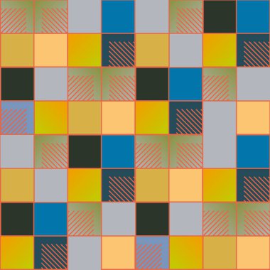 soyut geometrik renkli seamless modeli. vektör çizim