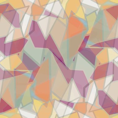 soyut geometrik renkli Dikişsiz desen vektör çizim