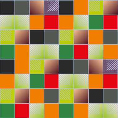 soyut geometrik renkli seamless modeli. vektör çizim