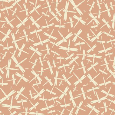 Dekoratif renkli seamless modeli ile şirin yusufçuk