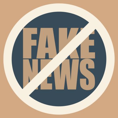 Logo sahte haberlerle kavramsal seamless modeli. İnsanlığın küresel sorunlar. Vektör çizim