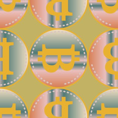 bitcoins parlak parlak pahalı sikkeleri ile Seamless modeli 