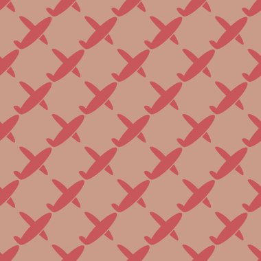 Uçak, vektör çizim seamless modeli