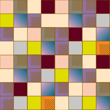 soyut geometrik renkli seamless modeli. vektör çizim