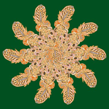 Stil zentangle yeni simetrik mandala doodle ile sanat esin kaynağı oldu. Duvar kağıdı, desen dolgularını, web sayfaları, yüzey dokuları için dekoratif nesne-ebilmek var olmak kullanılmış.