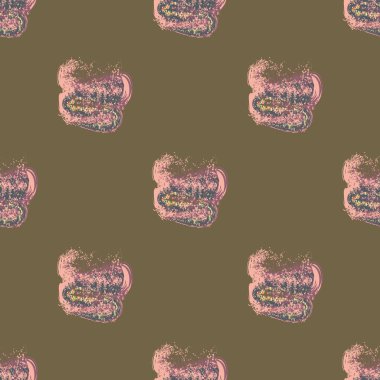 Suluboya soyut lekesi seamless modeli